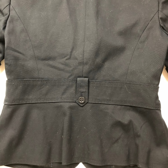 ANN TAYLOR Petites Navy Short Sleeve Blazer 2P - Picture 8 of 8